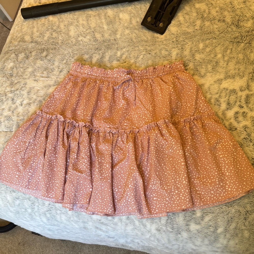 Pink Polka Dot Women's Skirt